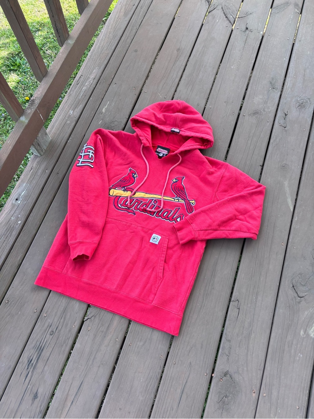 St Louis Cardinals Stitches Mens M Red Pullover Hoodie